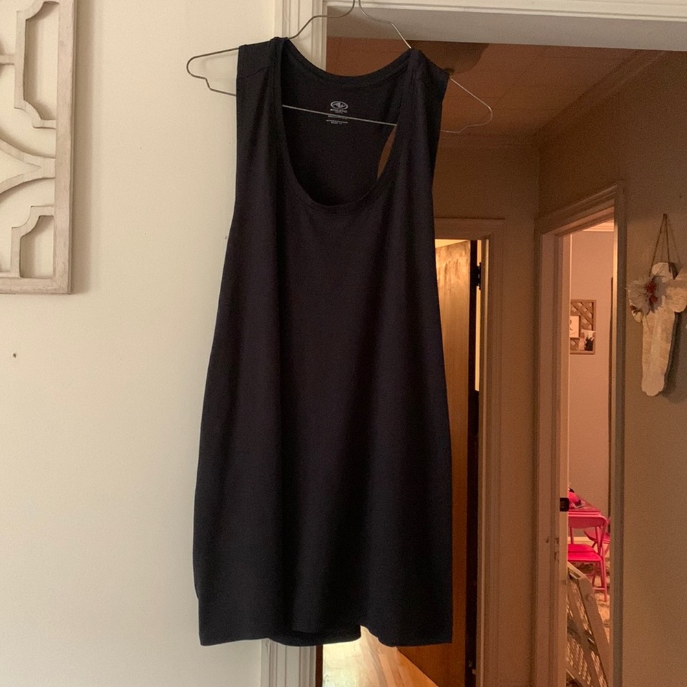 Black Racer Back Work out shirt